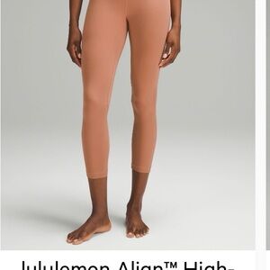 Lululemon Align High-Rise Leggings in Brown